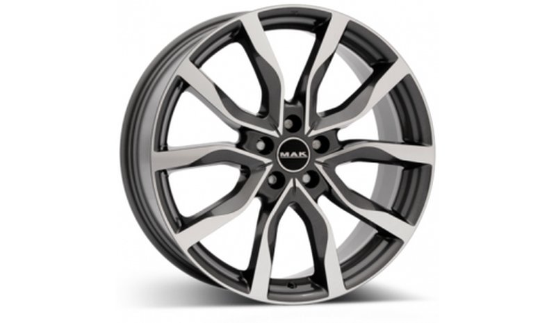 MAK Highlands Shiny Black 8,5x20 5/130 ET42 B84 – kuva 1/1