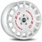 OZ Rally Racing White Red Lettering 7x17 4/100 ET30 B68 – kuva 1