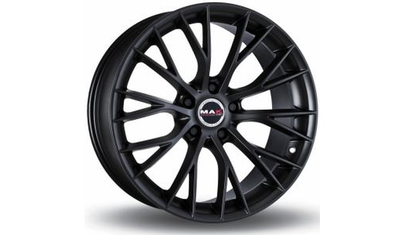 MAK Munchen Matt Black 9.5x20 5/120 ET44 B72.6 – kuva 1/1
