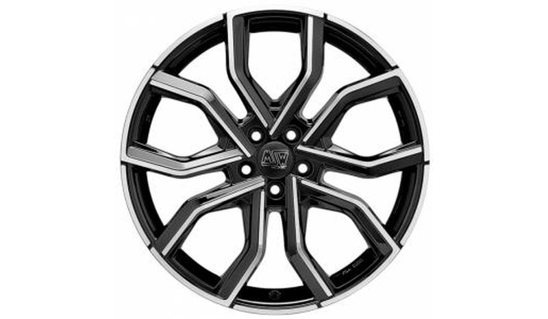 MSW 41 Gloss Black Polished 10x20 5/112 ET19 B73.1 – kuva 1/1