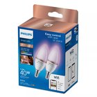 Philips by Signify Philips RGB LED -älylamppu C37, E14-kanta, 470 lm, 2 kpl 87195