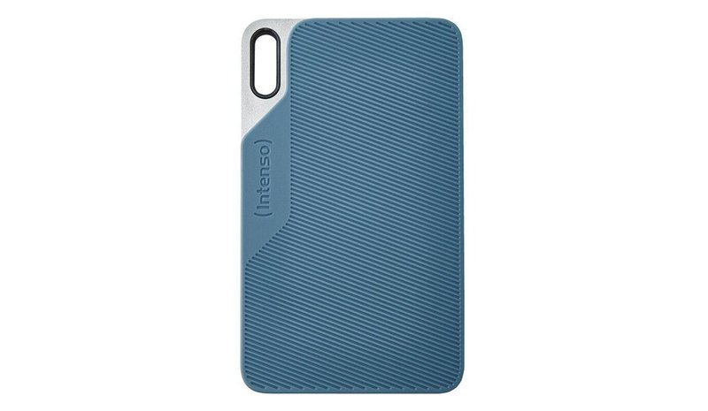 Intenso Lesen/Schreiben bis zu 500 MB/s/250GB USB Type-C 3.2 Gen 1 (3.1 Gen 1) Sininen, Harmaa 38264