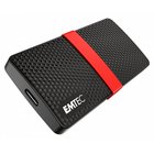 Emtec X200 1 TB USB Type-C 3.2 Gen 1 (3.1 Gen 1) Musta, Punainen ECSSD