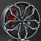 MONACO WHEELS GPC17 DULL BLACK/POLISHED 8X19 – kuva 1