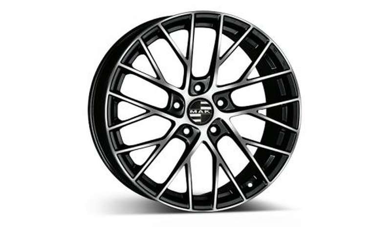 MAK Monaco Black polished 11x20 5/130 ET66 B71.6 – kuva 1/1