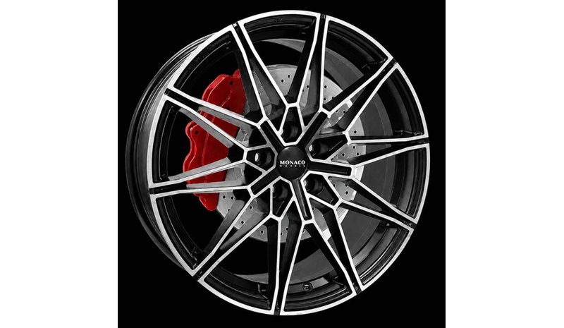 Monaco Wheels GP18 Dull Black/Polished 9X19 – kuva 1/1