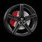 DIEWE WHEELS Dominar Glossy Black 8X19 – kuva 1