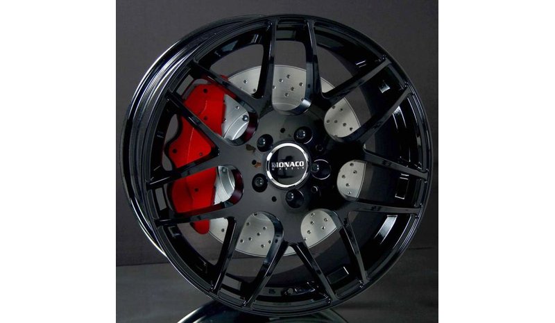 Monaco Wheels Sport Gloss Black 8X18