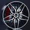 AVUS AF19 BLACK POLISHED 8X18 – kuva 1