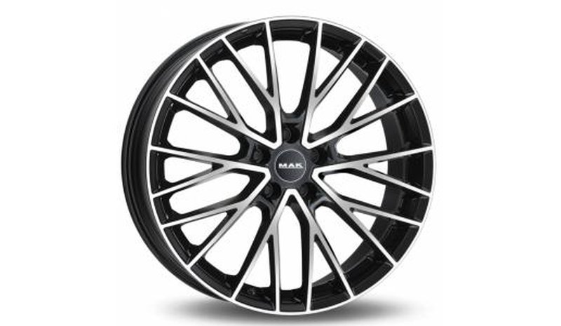 MAK Speciale Black Machined Face 8,5x21 5/108 ET45 B72 – kuva 1/1