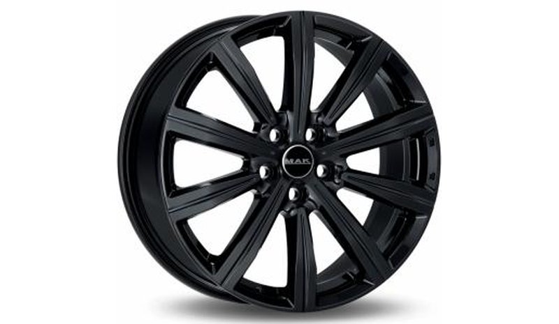 MAK Birmingham Gloss Black 9x22 5/108 ET45 B63.4 – kuva 1/1
