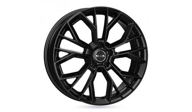 MAK Stilo Shiny Black 9x22 5/120 ET34 B64 – kuva 1/1