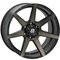 GH EDITION DIESEL AVALANCHE MATT BLACK 8,5X17 – kuva 1