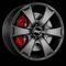 OXXO Aventura Matt Black 7,5X17 – kuva 1