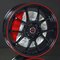 INTER ACTION PHOENIX GLOSS BLACK RED 6,5X15 – kuva 2