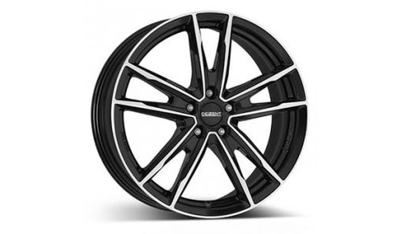 DEZENT KF DARK BLACK/POLISHED 6,5X17 – kuva 1/2
