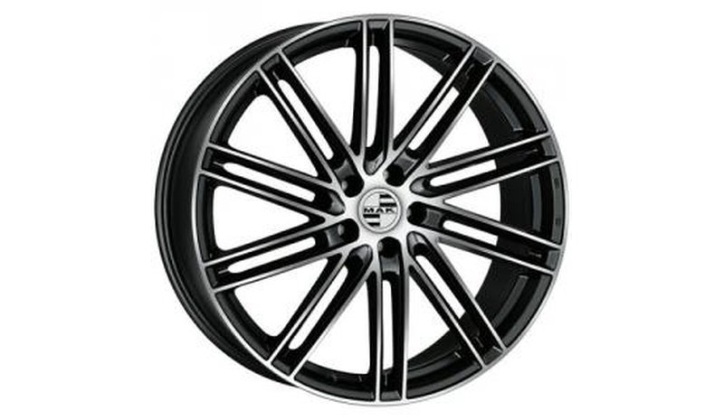 MAK Leipzig Black polished 11.5x22 5/130 ET61 B71.6 – kuva 1/1
