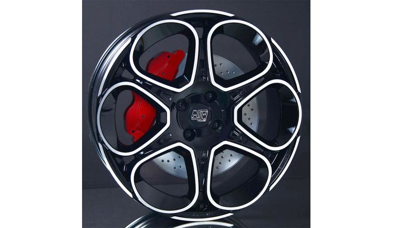 MSW 83 Gloss Black/Polish 7X17 – kuva 1/2