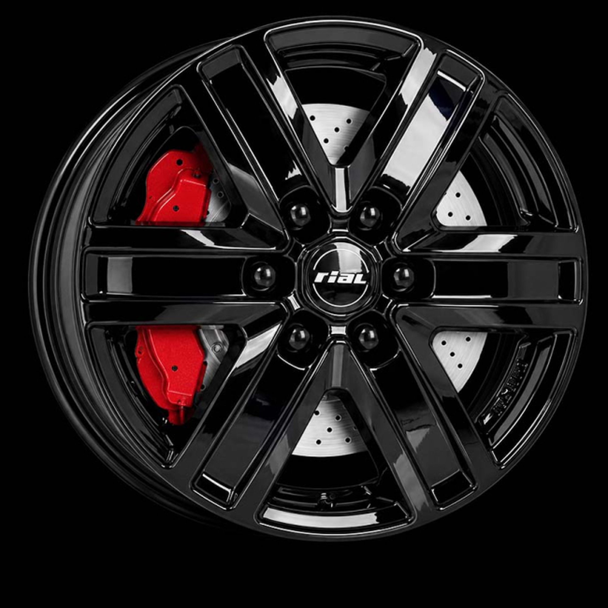 RIAL TRANSPORTER 6 GLOSS BLACK 6,5X16