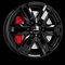 RIAL TRANSPORTER 6 GLOSS BLACK 6,5X16 – kuva 1