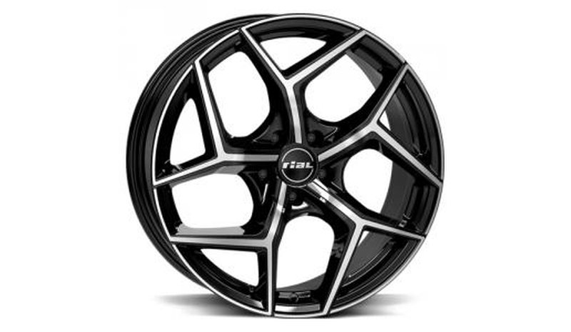 Rial Salento Diamond Black Pol 8x18 5/112 ET45 B57.1 – kuva 1/1