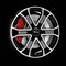 BROCK RC31 Black Full Polished 8X18 – kuva 1