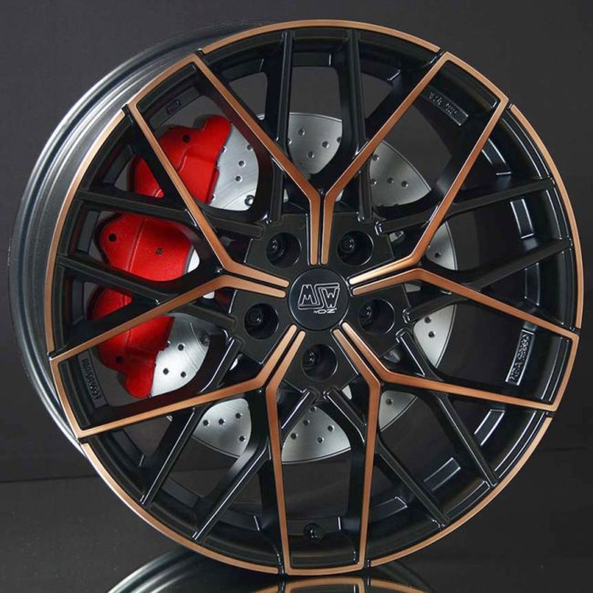 Msw 74 matt black copper polish 8X18