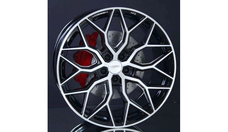 VOSSEN HF2 BRUSH GLOSS BLACK 9X22 – kuva 1/1
