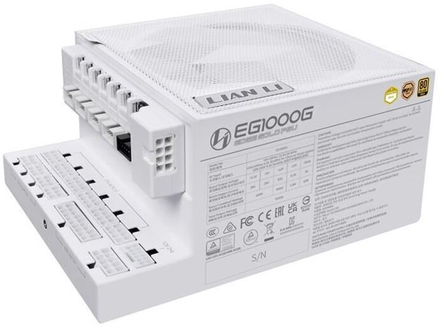 Lian Li EG1000G virtalähdeyksikkö 1000 W 20+4 pin ATX Valkoinen G9P.E