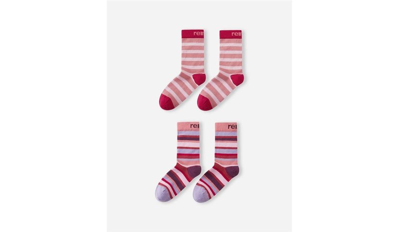 Reima Socks Parit 2-pack Rose Blush - 34/37 – kuva 1/1
