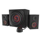 GENESIS Helium 610BT kaiutinsetti 60 W PC/Laptop Musta, Punainen 2.1 kanavaa 2-suuntainen 30 W Bluetooth NCS-1