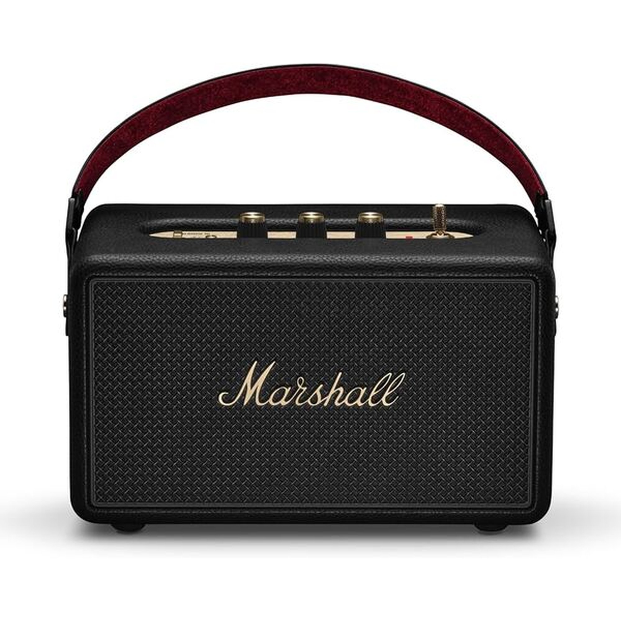 Marshall Kilburn III Bluetooth kannettava kaiutin, musta ja messinki