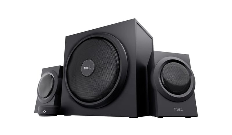 Trust Yuri kaiutinsetti 60 W Universaali Musta 2.1 kanavaa 1-suuntainen 15 W 23696