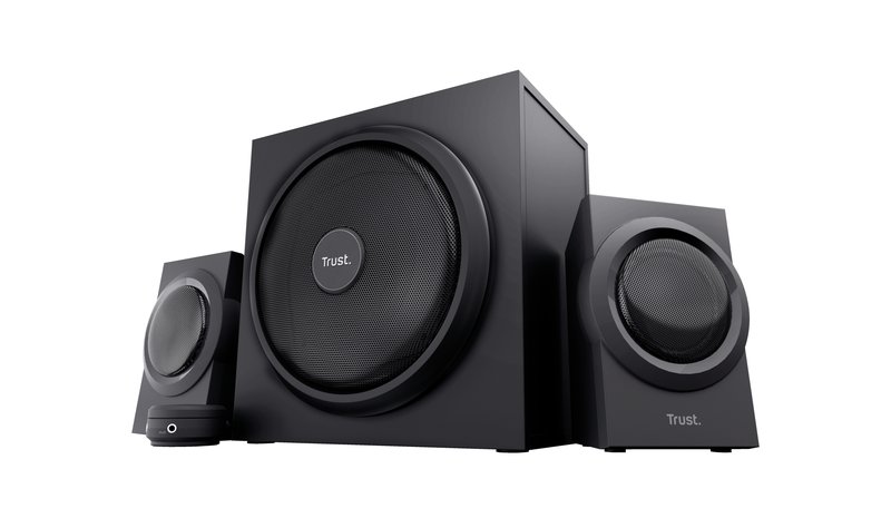 Trust Yuri kaiutinsetti 60 W Universaali Musta 2.1 kanavaa 1-suuntainen 15 W 23696