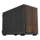 Lian Li B4-mATX Wood Mini Tower Musta, Puu B4X-W
