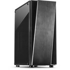 Inter-Tech T-11 Televen Tower Musta 88881