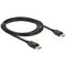 DeLOCK 2m Displayport 1.2a Musta 83806 – kuva 1