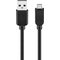Goobay 93921 USB-kaapeli USB 2.0 5 m Micro-USB B USB A 0,48 Gbit/s Musta 93921 – kuva 1