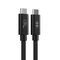HYPER HyperDrive Next USB-kaapeli USB4 Gen 3x2 1,2 m USB C 40 Gbit/s 240 W Musta HD650 – kuva 1
