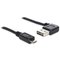 DeLOCK 2m USB 2.0 A - micro-B m/m USB-kaapeli USB A Micro-USB B Musta 83383 – kuva 1