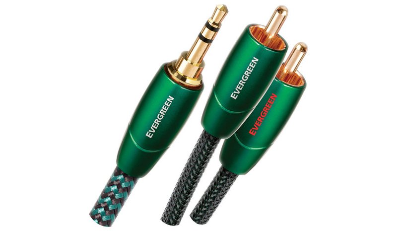 AudioQuest 2m Evergreen 3.5mm - 2xRCA EVERG – kuva 1/2