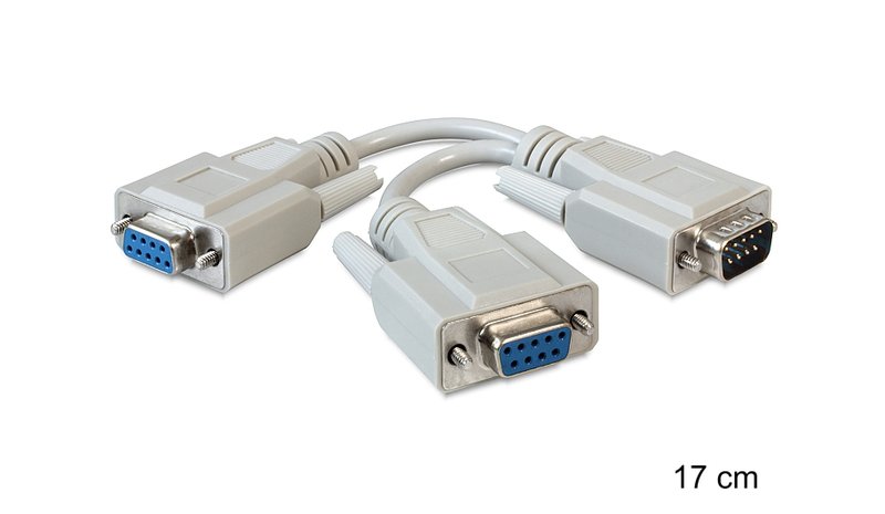 DeLOCK 65403 sarjakaapeli Beige 0,17 m DB-9 65403 – kuva 1/2