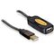 DeLOCK Cable USB 2.0, 5m USB-kaapeli Musta 82308 – kuva 1