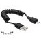 DeLOCK USB 2.0-A/USB micro-B 0.6m USB-kaapeli 0,6 m USB A Micro-USB B 0,48 Gbit/s Musta 83162 – kuva 1