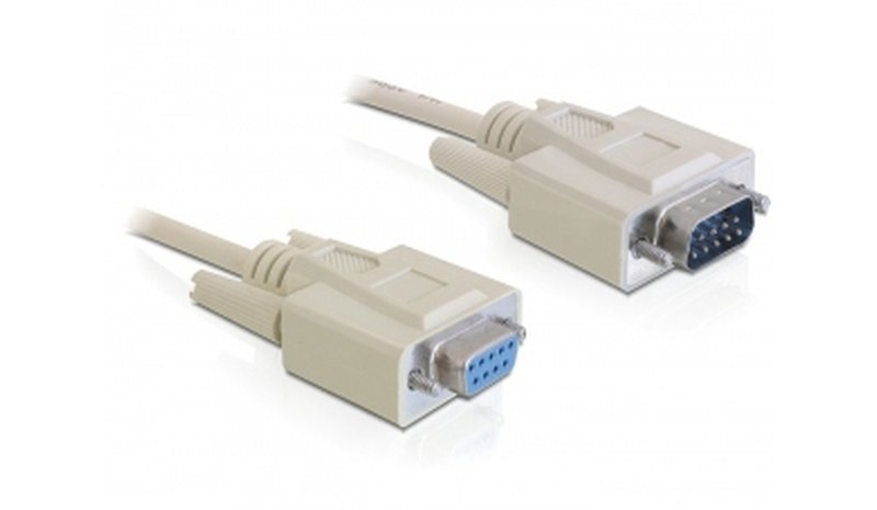 DeLOCK RS-232 3m sarjakaapeli Beige SUB-D 9 84289 – kuva 1/2