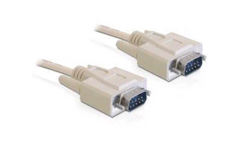 DeLOCK RS-232, 1m sarjakaapeli Beige DB-9 82980 – kuva 1/1