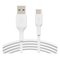 Belkin BoostCharge USB-kaapeli USB 2.0 1 m USB A USB C Valkoinen CAB00 – kuva 1
