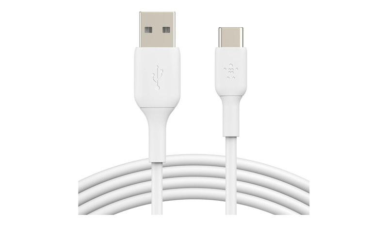 Belkin BoostCharge USB-kaapeli USB 2.0 1 m USB A USB C Valkoinen CAB00 – kuva 1/2