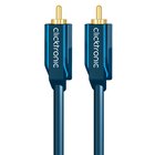 ClickTronic 2m Audio Cable audiokaapeli RCA Sininen, Kulta 70445