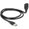 DeLOCK 1m USB 2.0 USB-kaapeli USB A 0,48 Gbit/s Musta 83500 – kuva 1